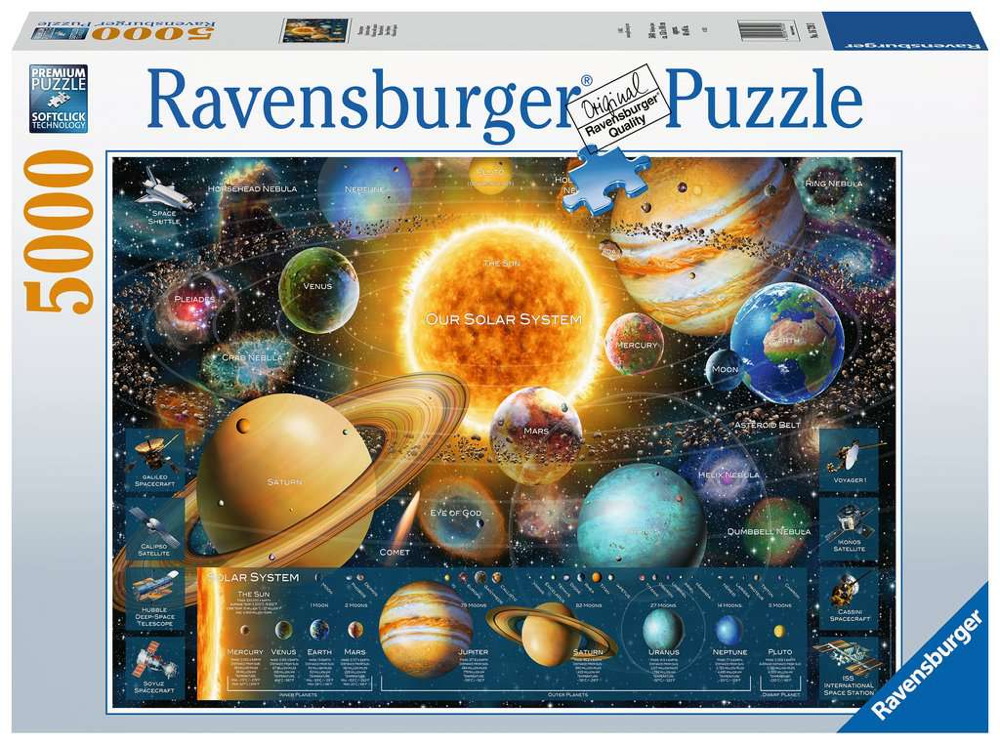 5000 Teile Ravensburger Puzzle Planetensystem 16720