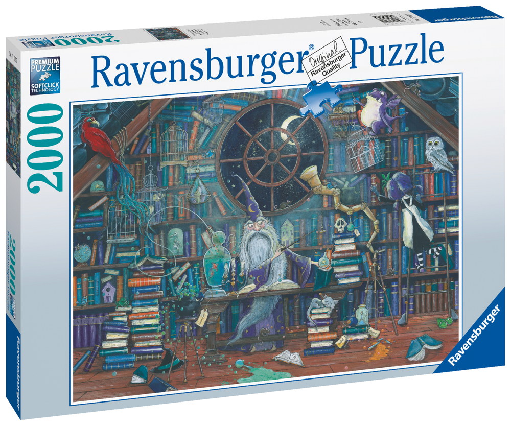 2000 Teile Ravensburger Puzzle Der Zauberer Merlin 17112