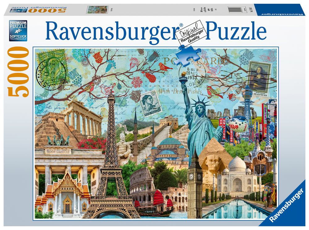 5000 Teile Ravensburger Puzzle Big City Collage 17118