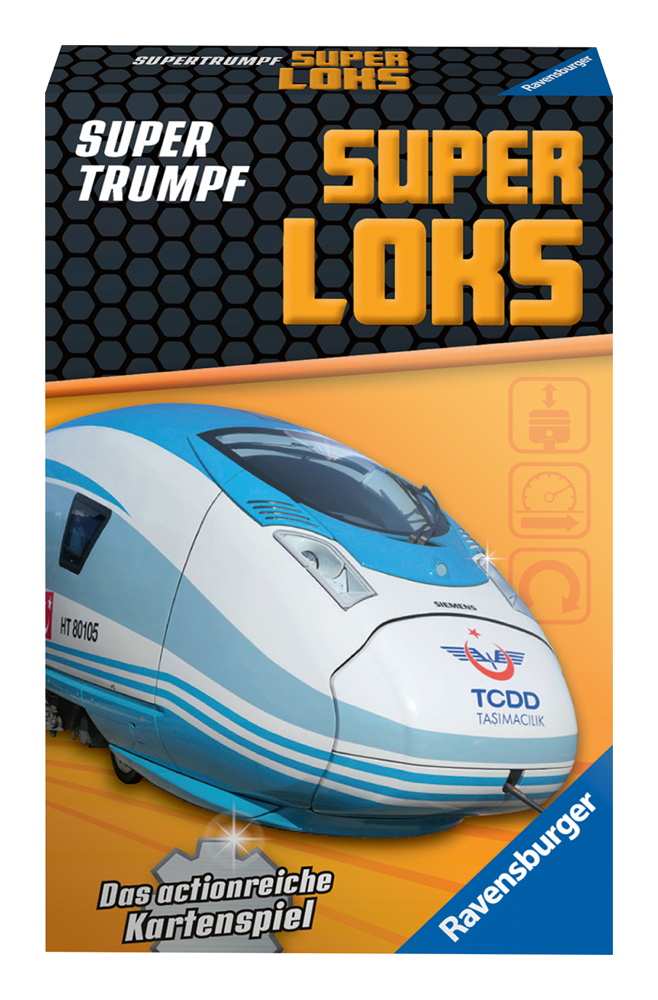 32 Blatt Ravensburger Kinder Kartenspiel Supertrumpf Superloks 20697