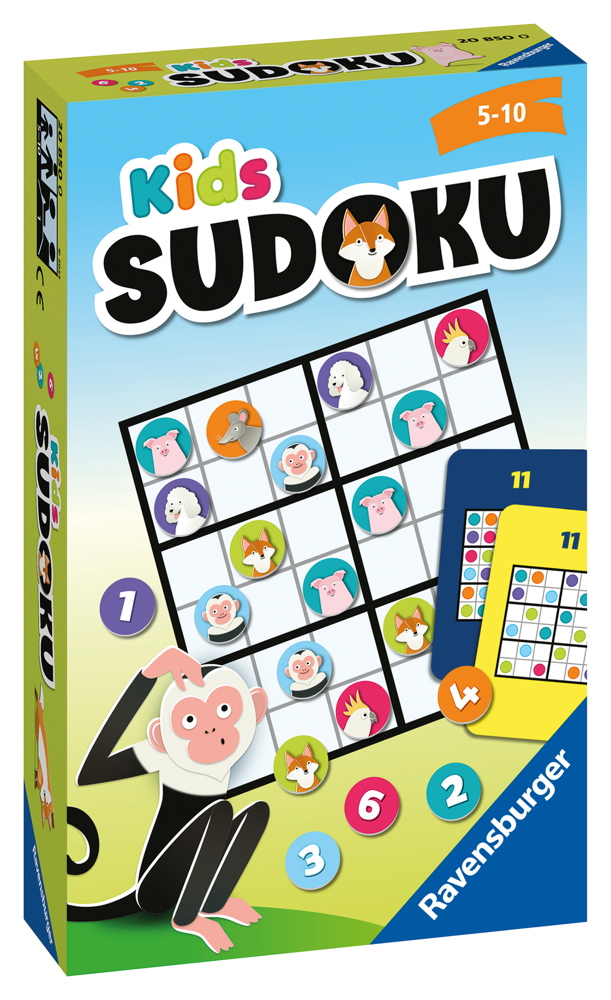 Ravensburger Mitbringspiel Denkspiel Kids Sudoku 20850