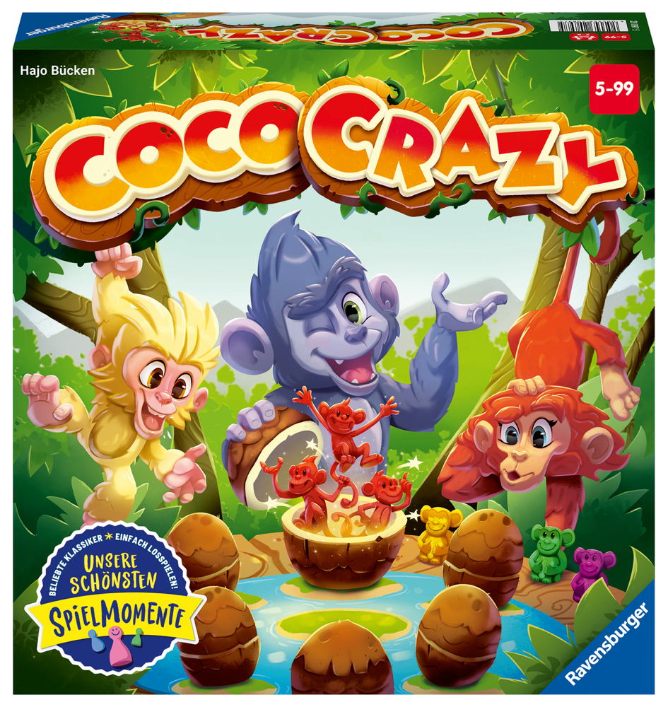 Ravensburger Kinderspiel Merkspiel Coco Crazy 20897