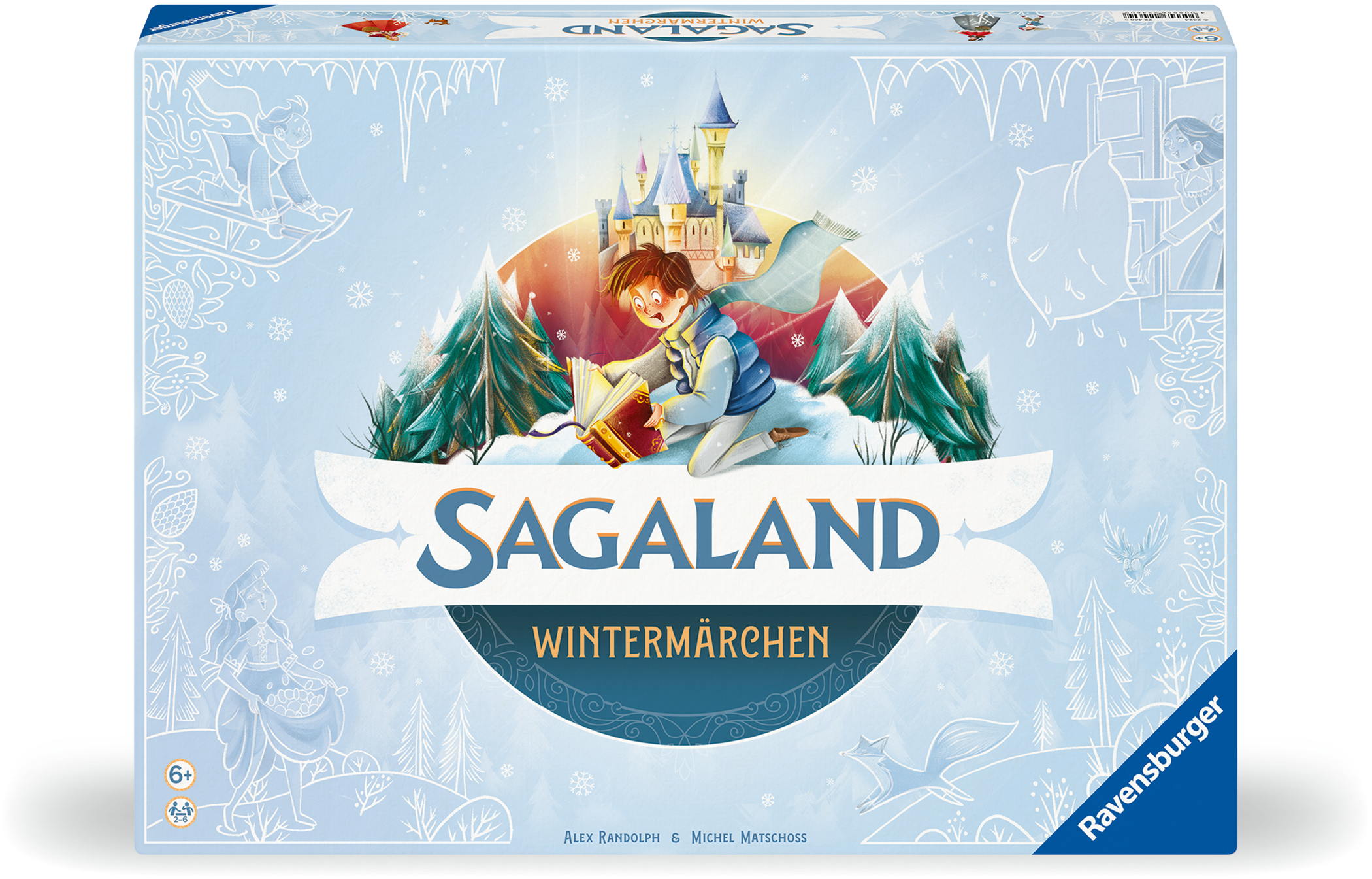 Ravensburger Familienspiel Merkspiel Sagaland Wintermärchen 22460