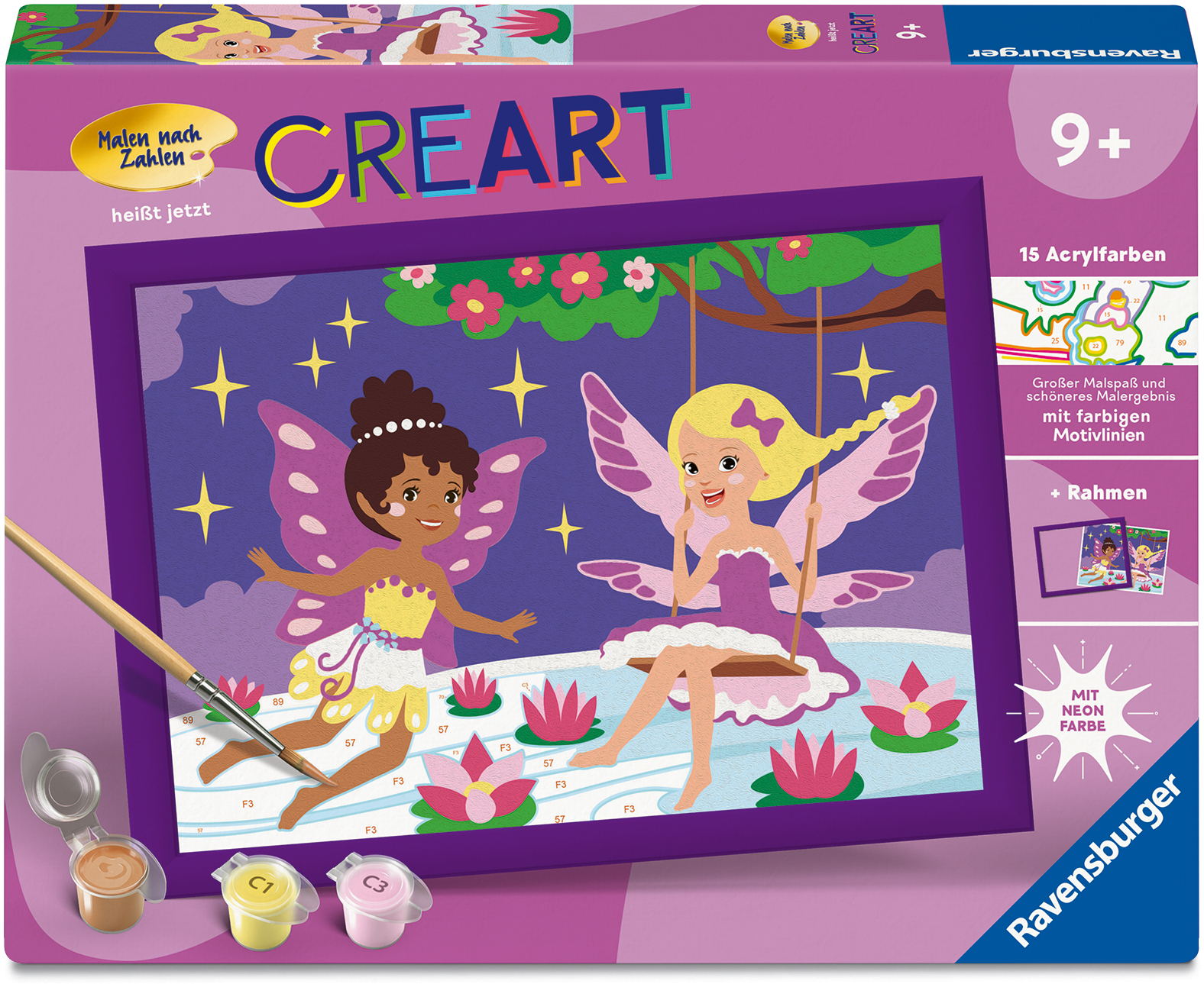 Ravensburger Malen nach Zahlen CREART Serie D Feen Freundinnen 23997