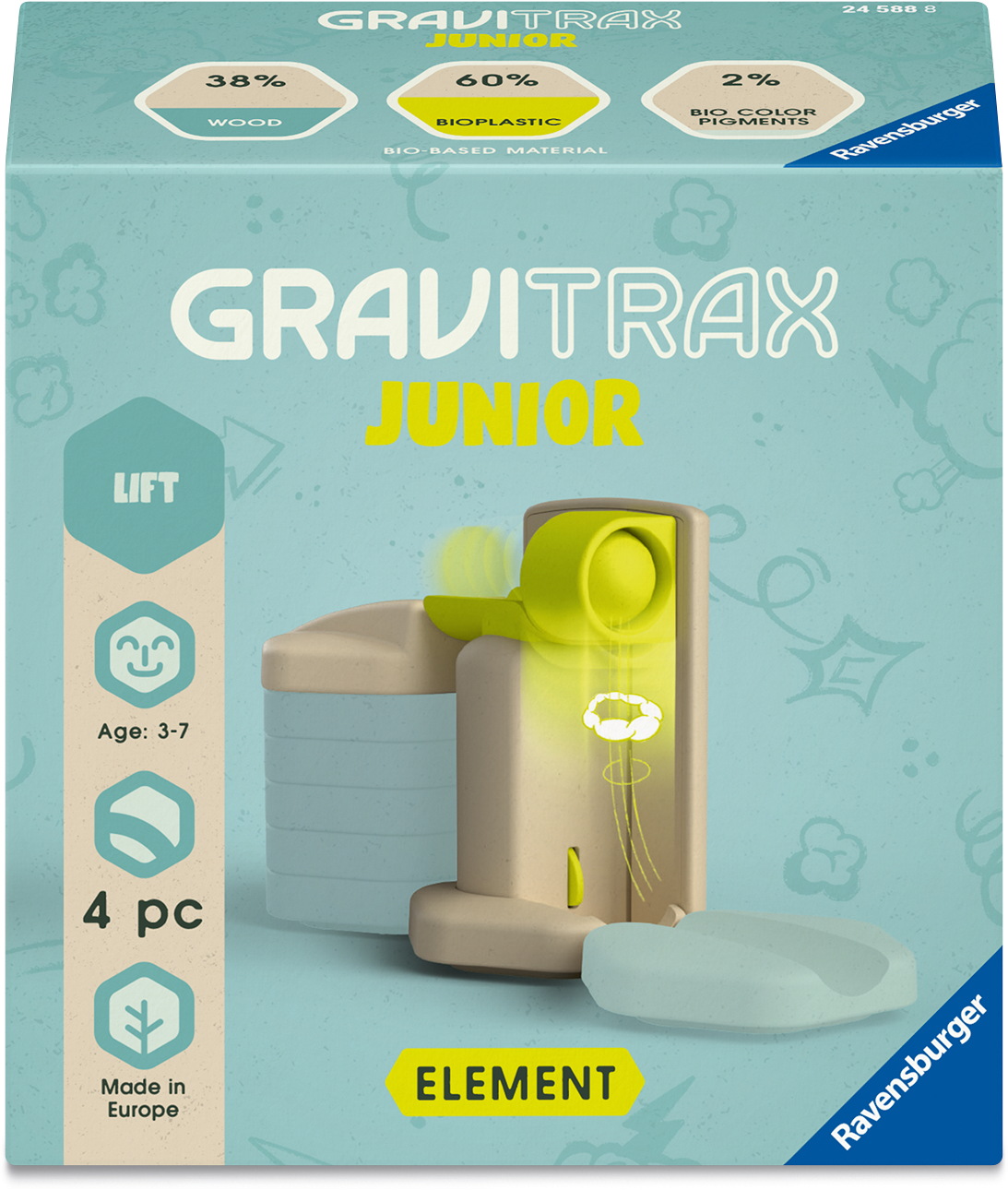 Ravensburger Kugelbahn GraviTrax Junior Element Lift 24588