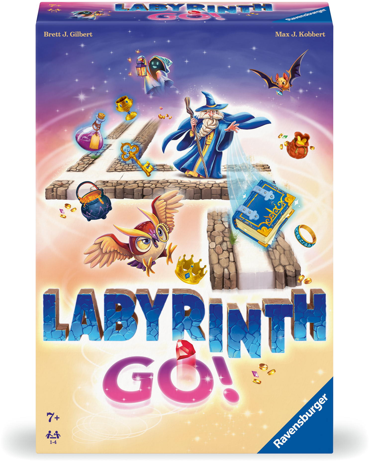 Ravensburger Familienspiel Such- und Schiebespiel Labyrinth GO! 24699