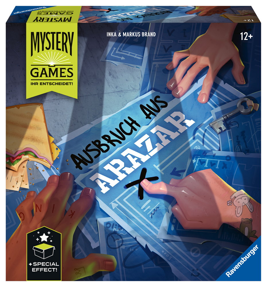 Ravensburger Familienspiel Mystery Games Der Ausbruch aus Arazar 27365