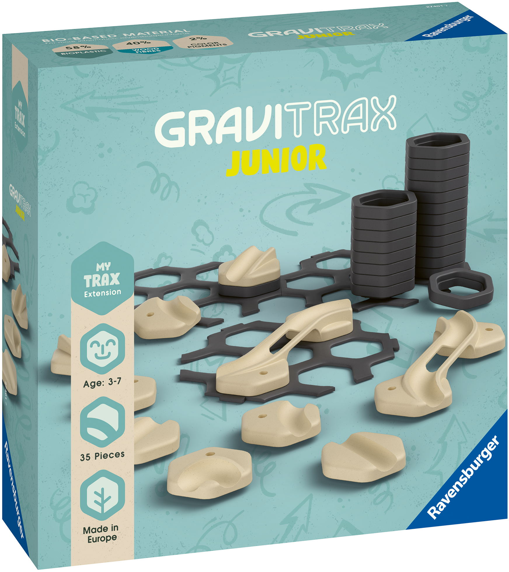 Ravensburger Kugelbahn GraviTrax JUNIOR Extension Trax 27401