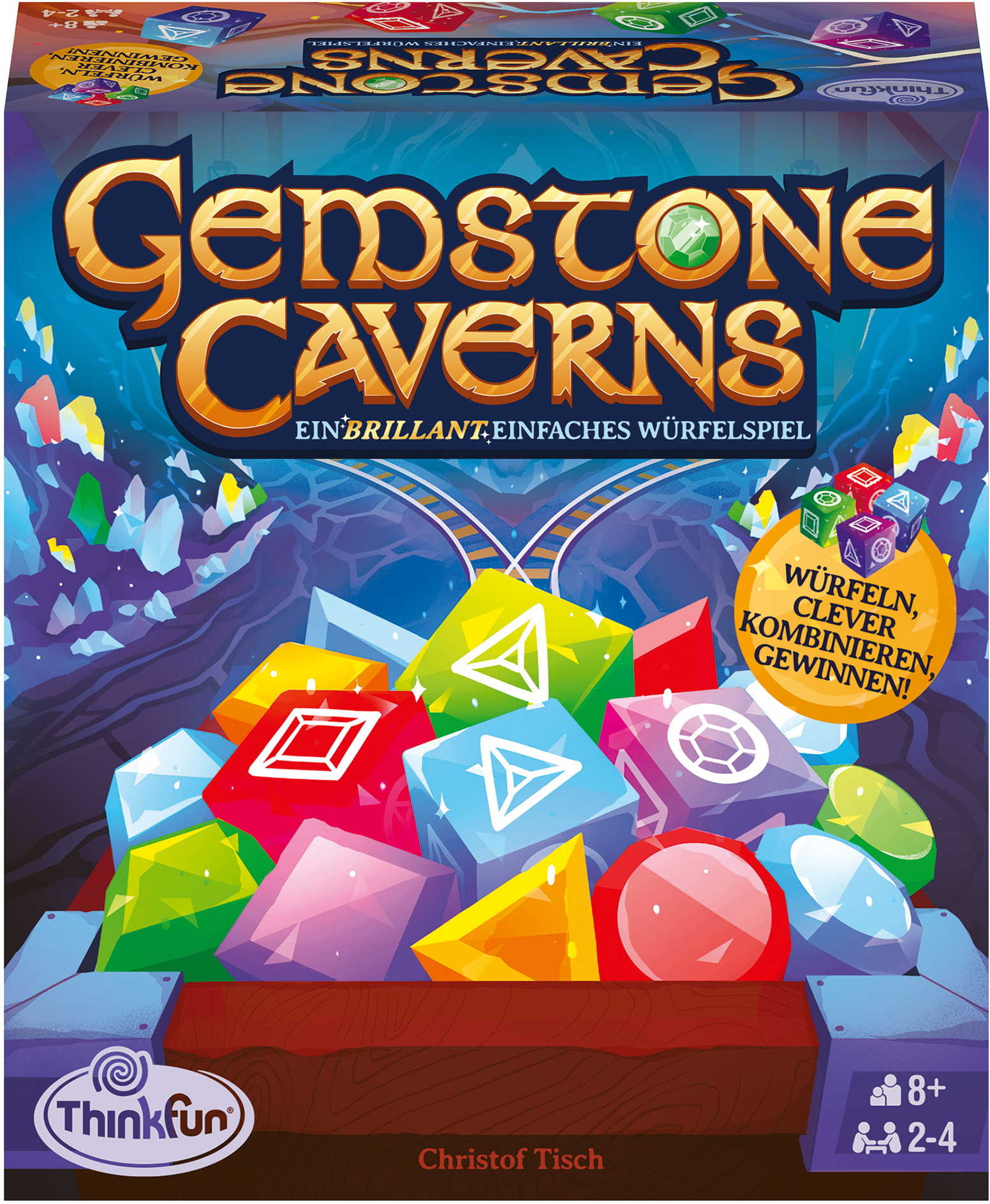 Thinkfun Familienspiel Würfelspiel Gemstone Caverns 76605