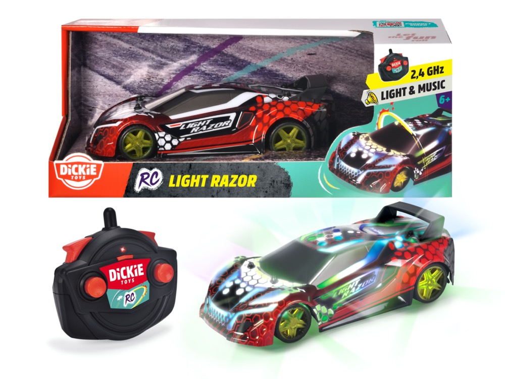 Dickie ferngesteuertes Fahrzeug Auto Go Crazy RC Light Razor 201105002