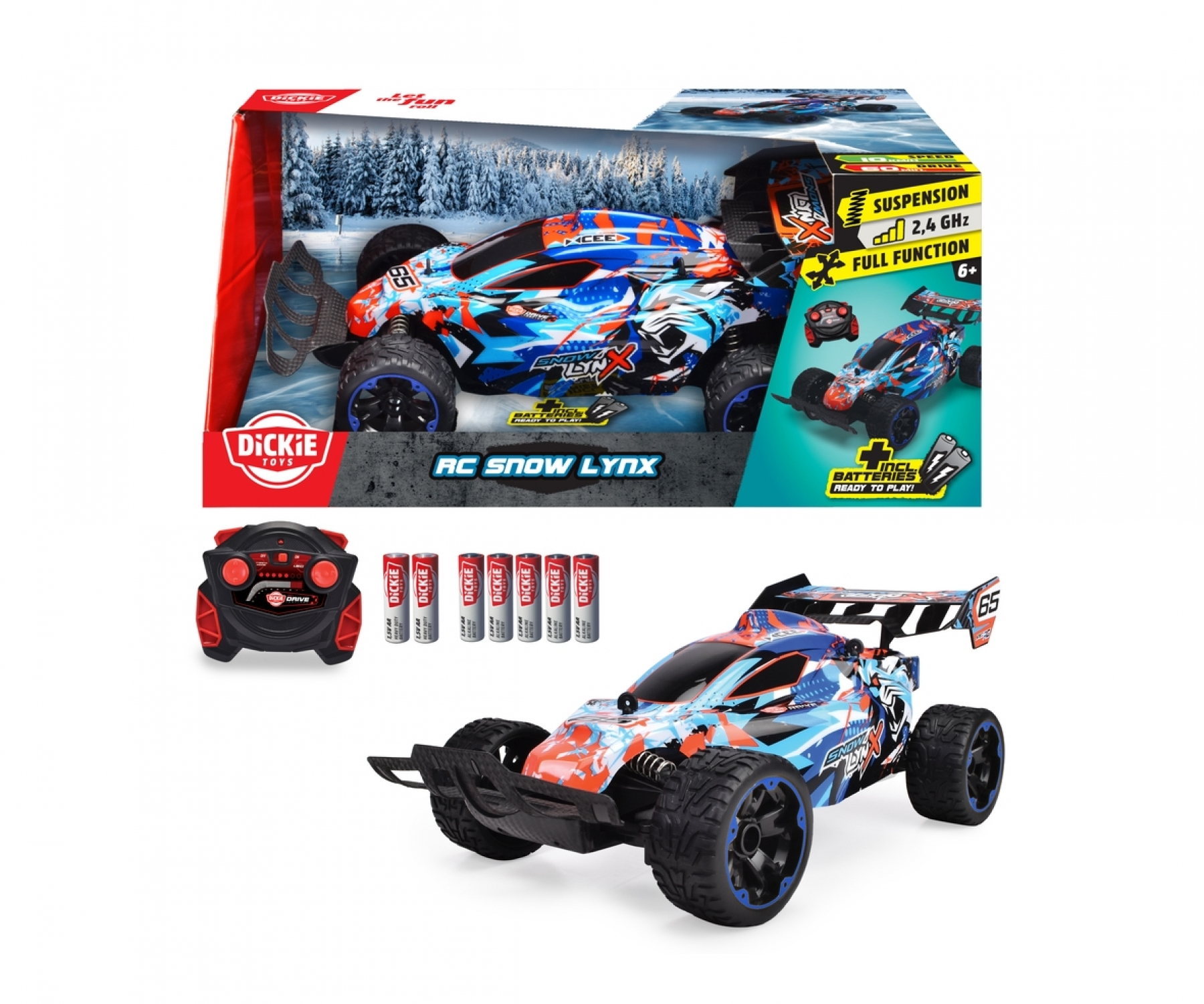 Dickie ferngesteuertes Fahrzeug Auto Go Crazy RC Snow Lynx 201106015