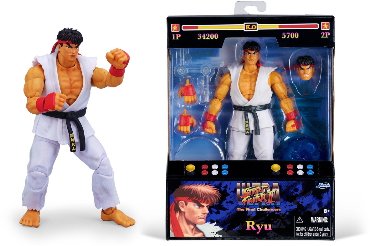 Jada Sammelfigur Action Figur Street Fighter II Ryu 6 Zoll 15 cm 9334215314R00