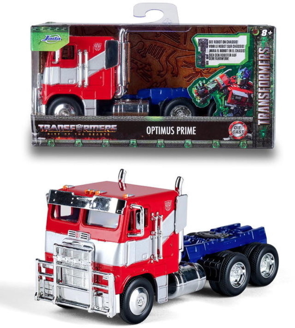 Jada Modellauto Hollywood Rides Transformers T7 Optimus Prime Truck 1:32 9334257314R00