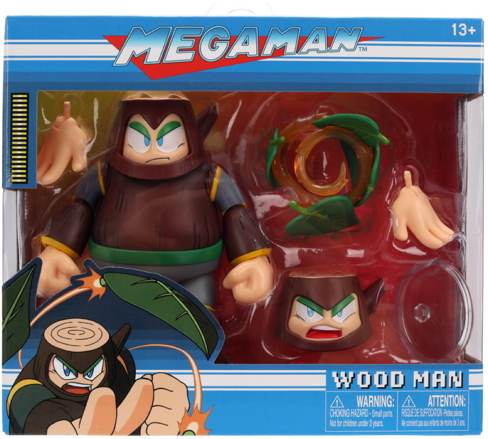 Jada Sammelfigur MetalFigs Mega Man Wood Man beweglich Sammelfigur 4,5 Zoll 11,5 cm 9334693314R00