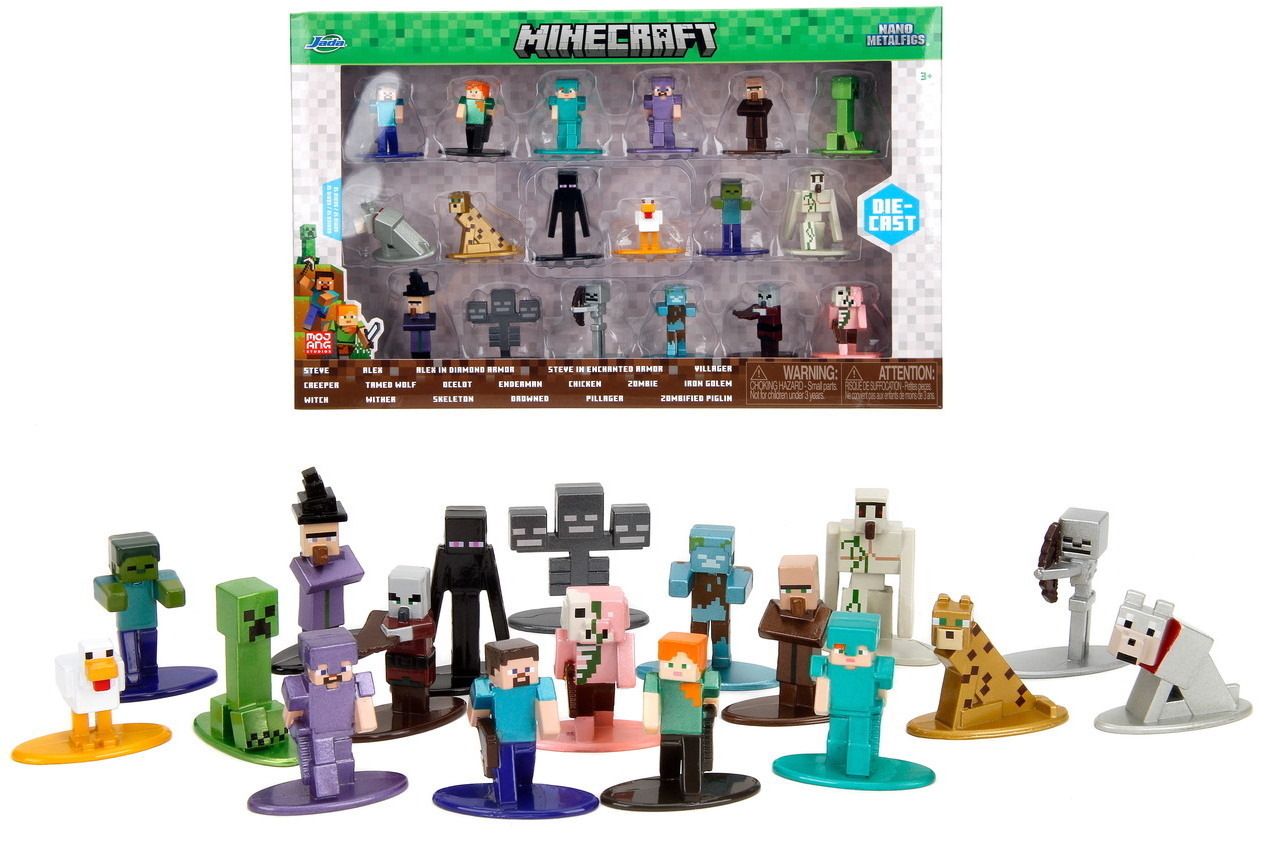 Jada Sammelfigur Minecraft Multi-Pack Nanofigs 9335846314R00