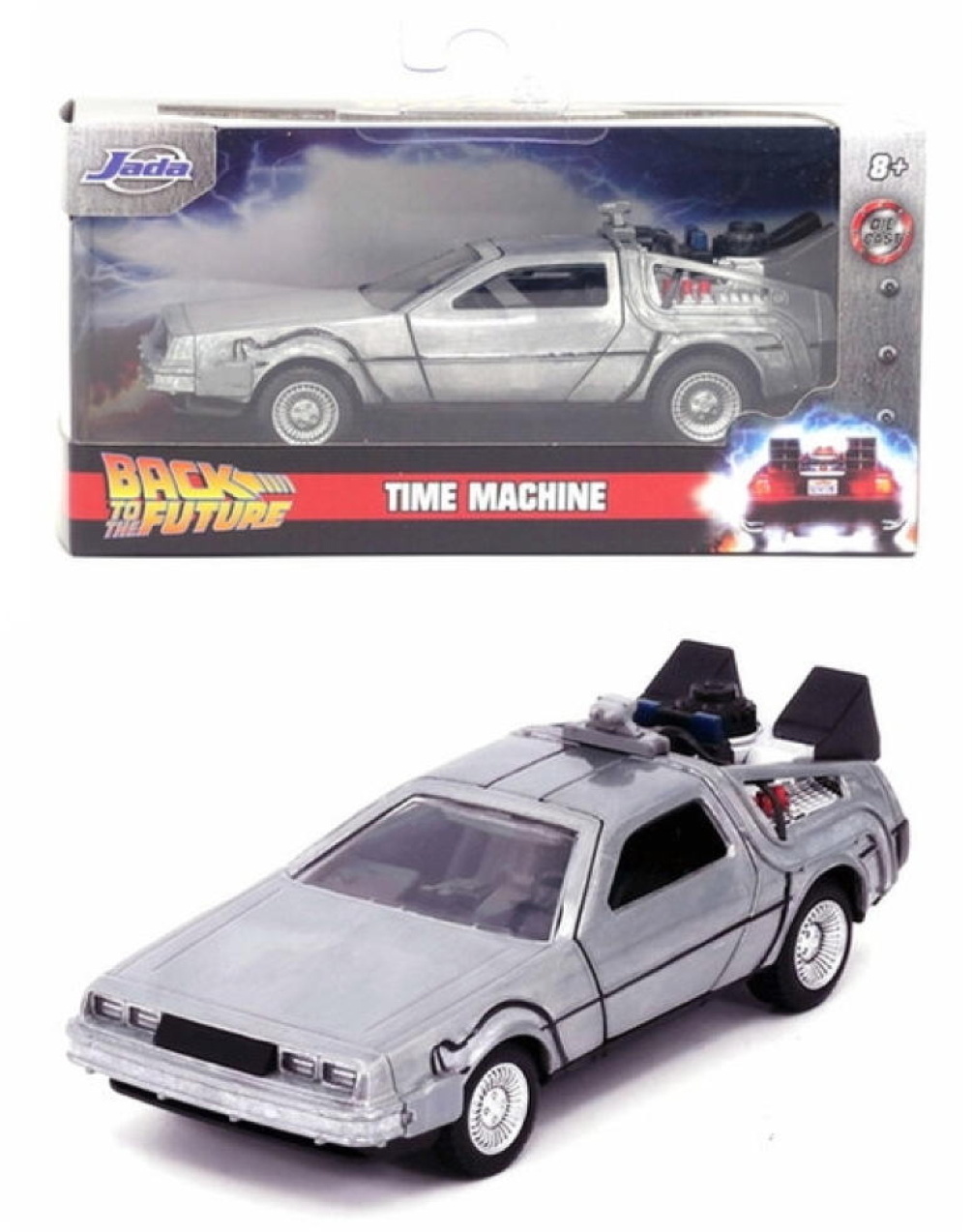 Jada Modellauto Hollywood Rides Zurück in die Zukunft 1 Time Machine 1:32 9332185314R00