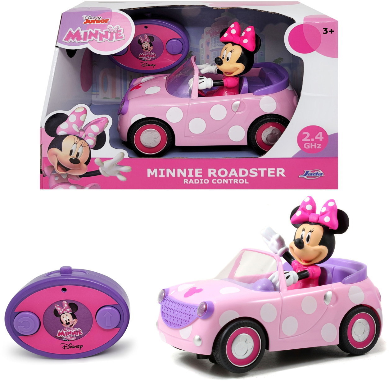 Jada ferngesteuertes Fahrzeug Auto RC Minnie Roadster 9333456214R00