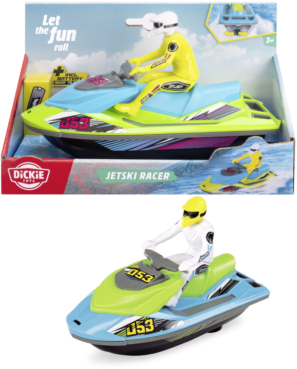 Dickie Spielfahrzeug Go Real / City Jetski Racer zuf�llige Auswahl 203742017