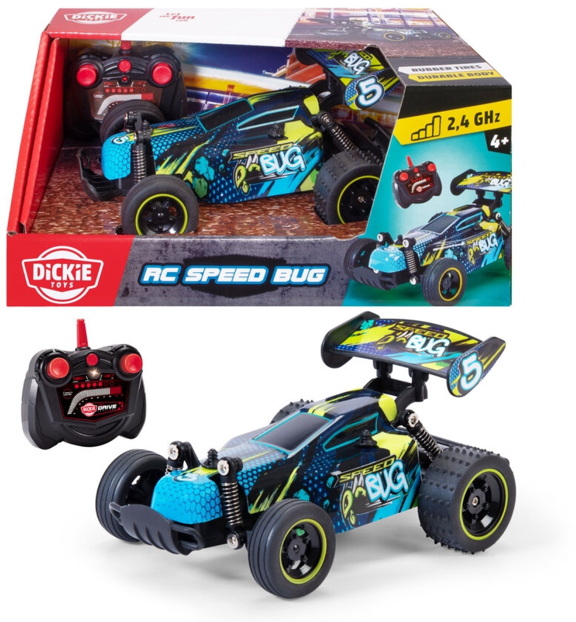 Dickie ferngesteuertes Fahrzeug Auto Go Crazy RC Speed Bug 201104012