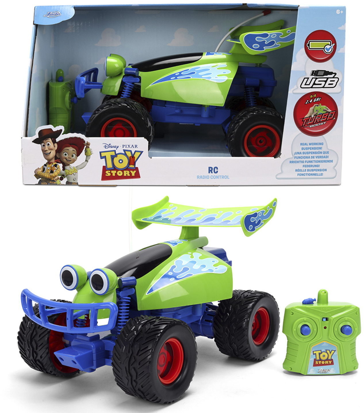 Jada ferngesteuertes Fahrzeug Auto RC Toy Story Buggy 1:14 9337152314R00