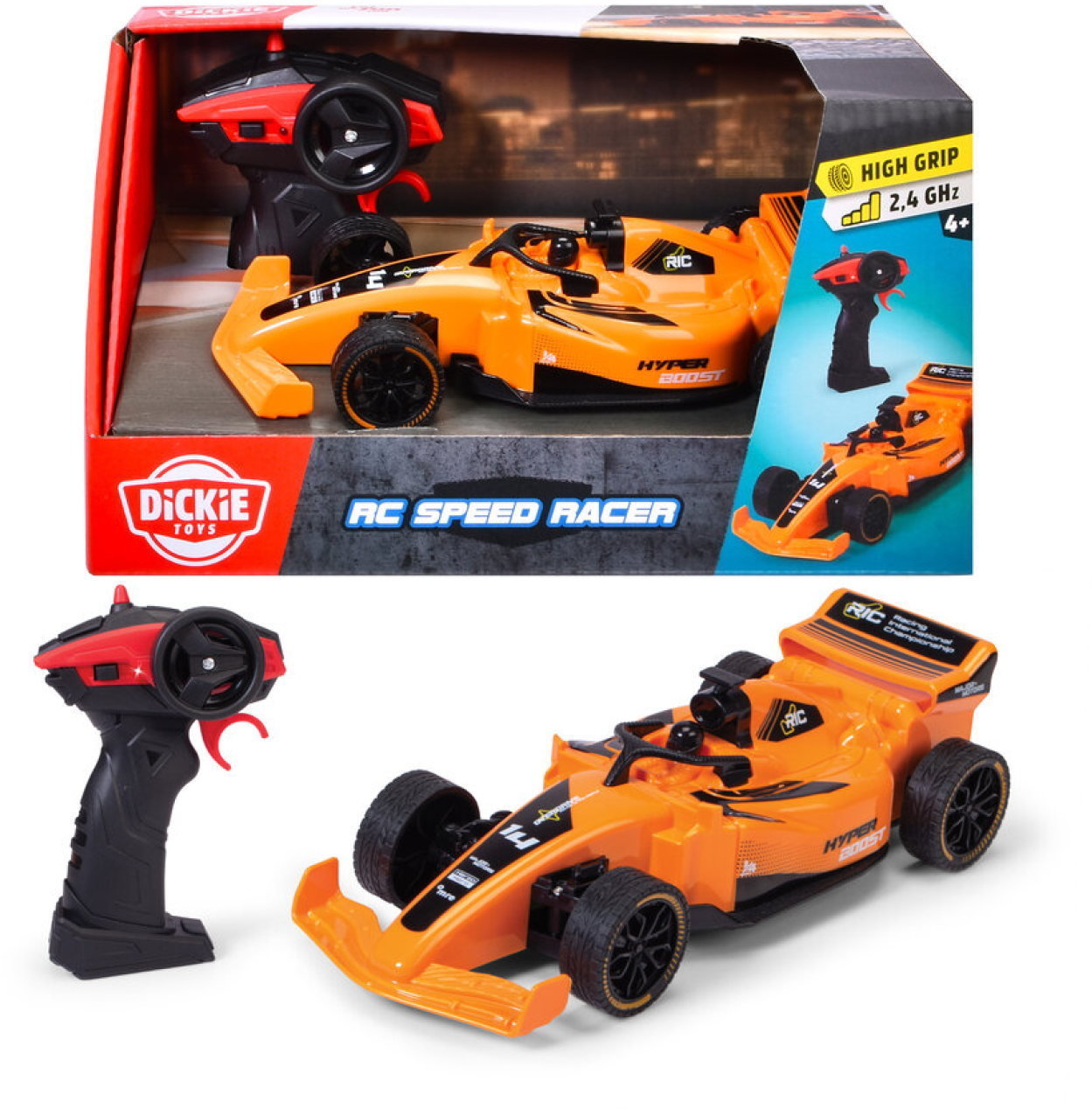 Dickie ferngesteuertes Fahrzeug Auto Go Crazy RC Speed Racer 201103019