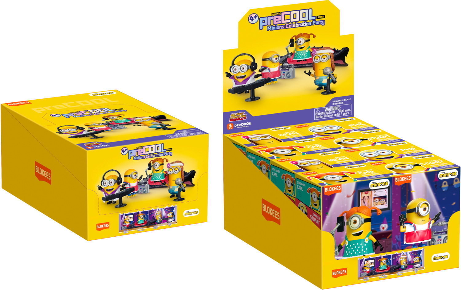 Dickie Blokees Minions Celebration Party Serie 02 zufällige Auswahl 1 Figur 20-26 Teile 201121016