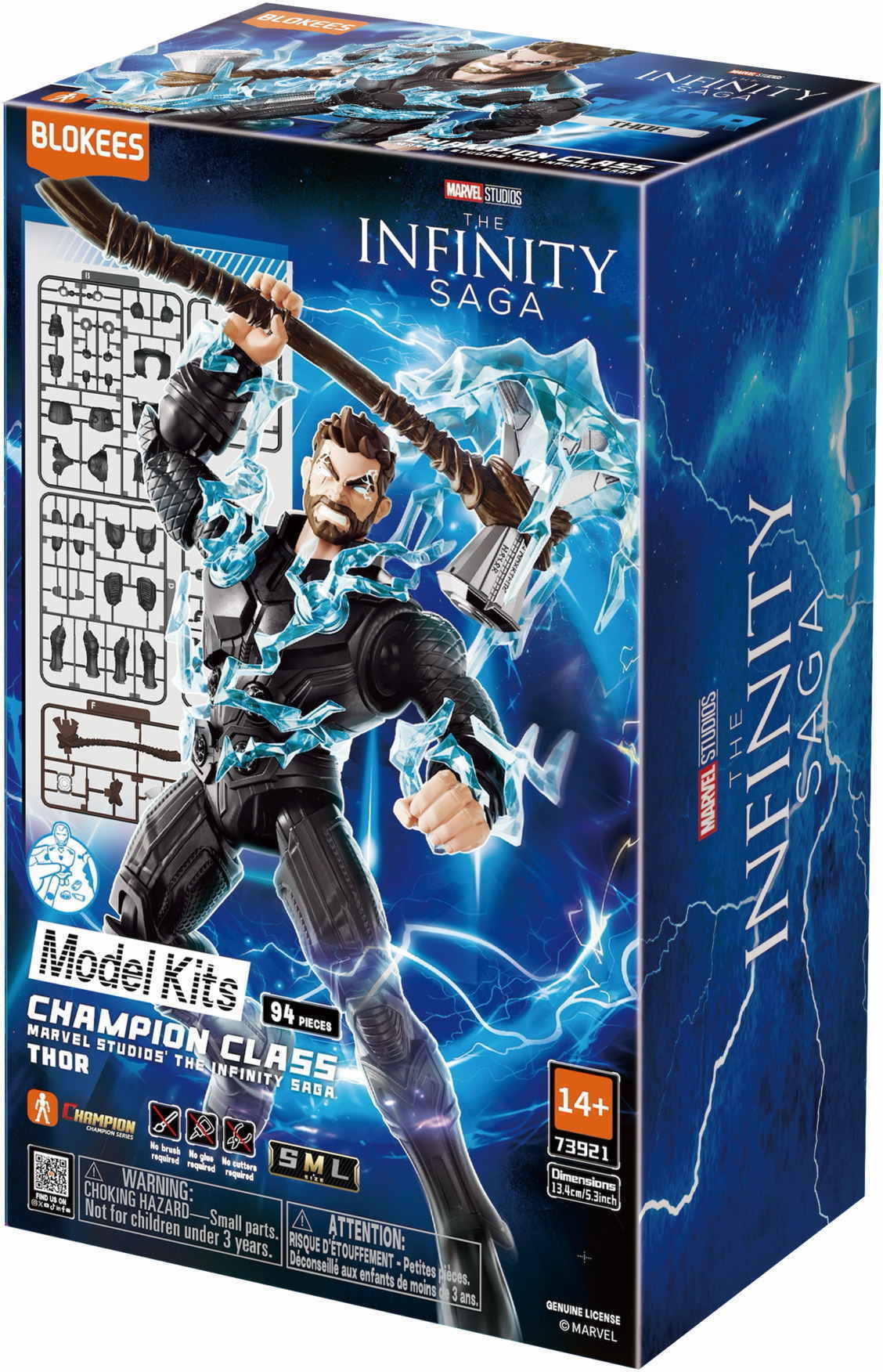 Dickie Blokees Marvel Thor Bausatz bewegliche Figur 94 Teile 201122019