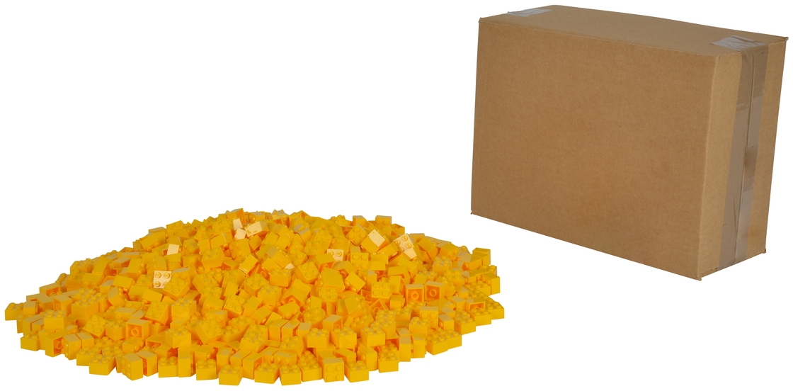Simba Konstruktionsspielzeug Bausteine Blox 1000 Teile 4er gelb 104114116