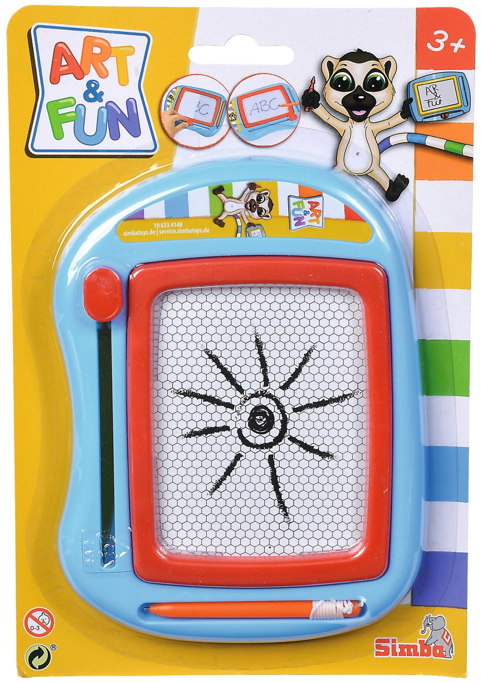Simba Spielzeug Malen ART & FUN Magnet kleine Zeichentafel 106334148