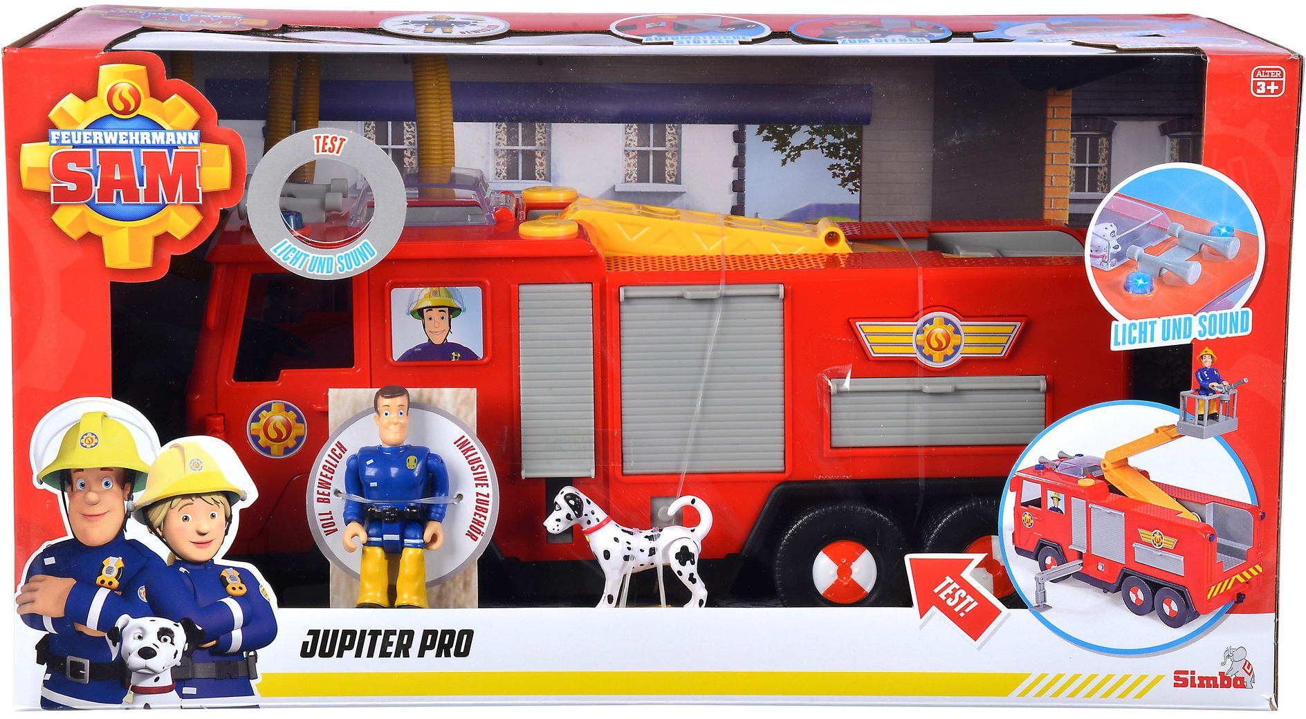 Simba Spielfahrzeug Feuerwehr Feuerwehrmann Sam Jupiter Pro 109252516