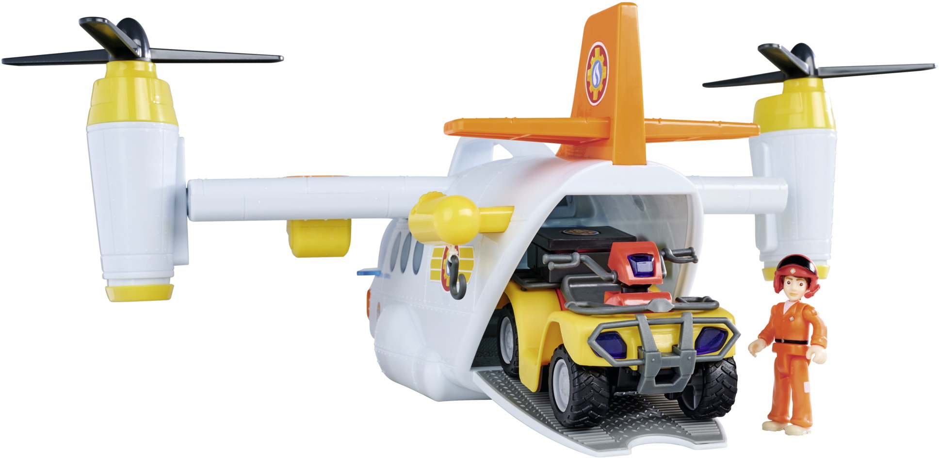 Simba Spielfahrzeug Feuerwehr Flugzeug Feuerwehrmann Sam Fire Swift ...