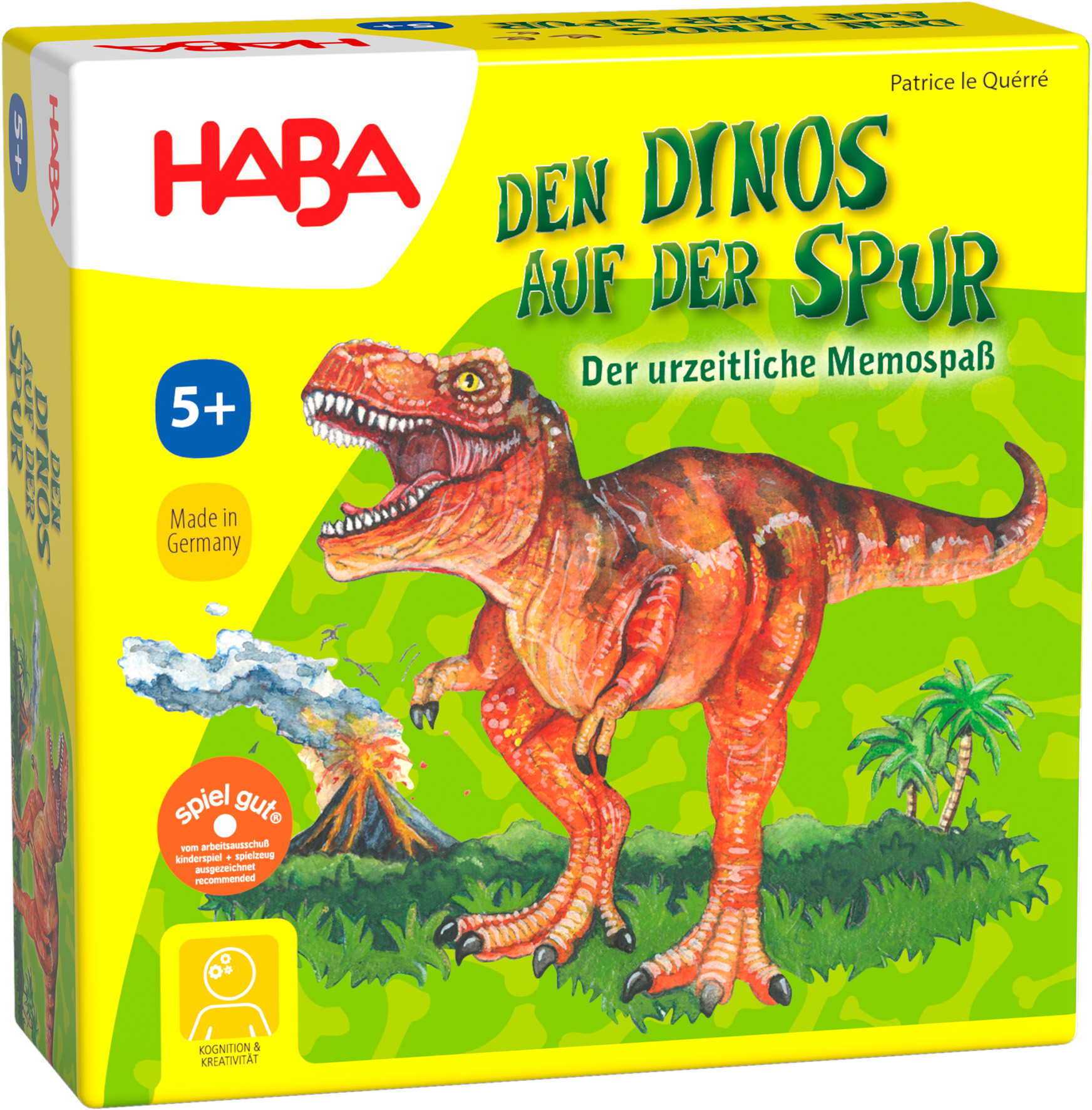 HABA Supermini-Mitbringspiel Memospiel Den Dinos auf der Spur 1007591001
