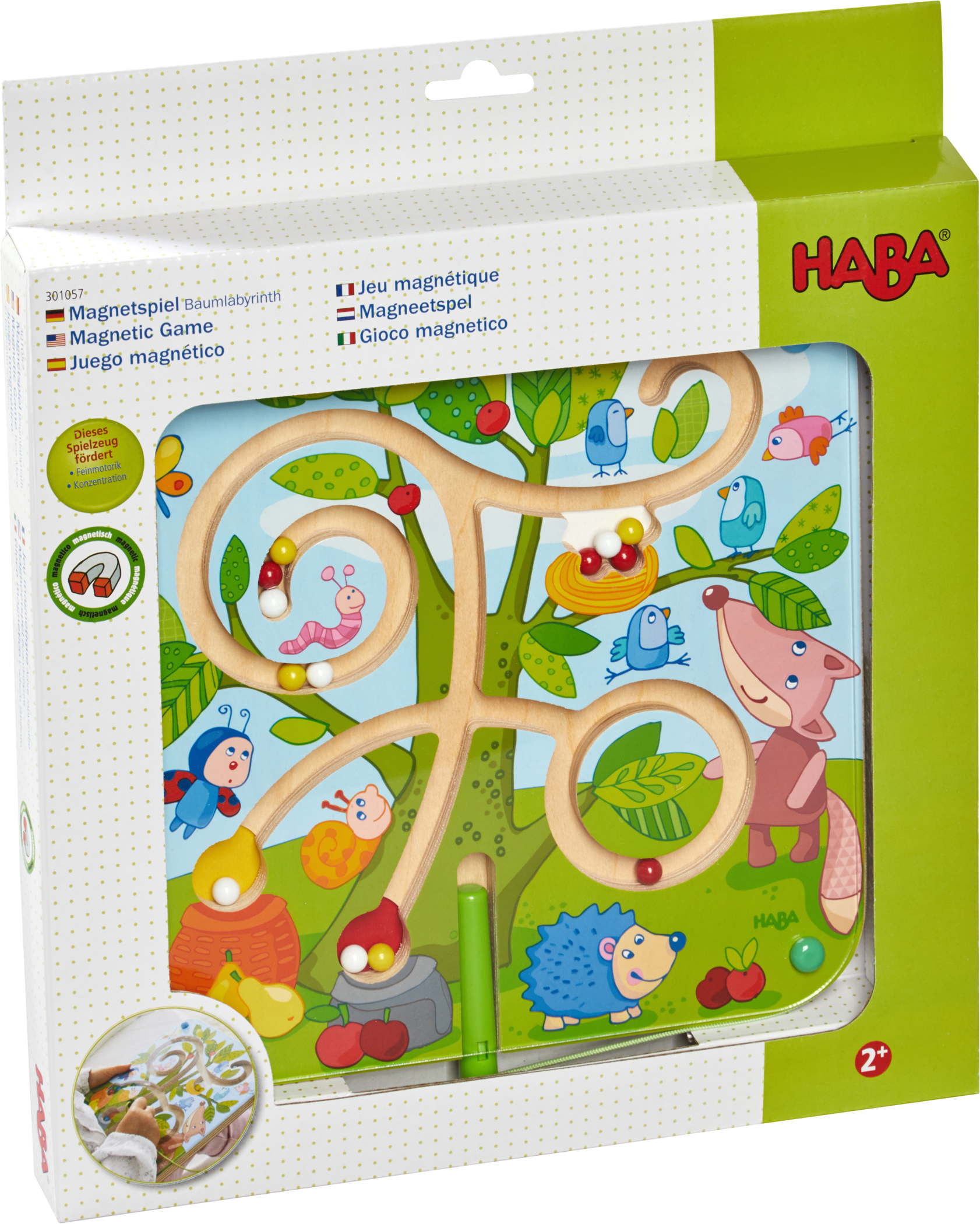 HABA Kleinkindwelt Magnetspiel Baumlabyrinth 1301057001