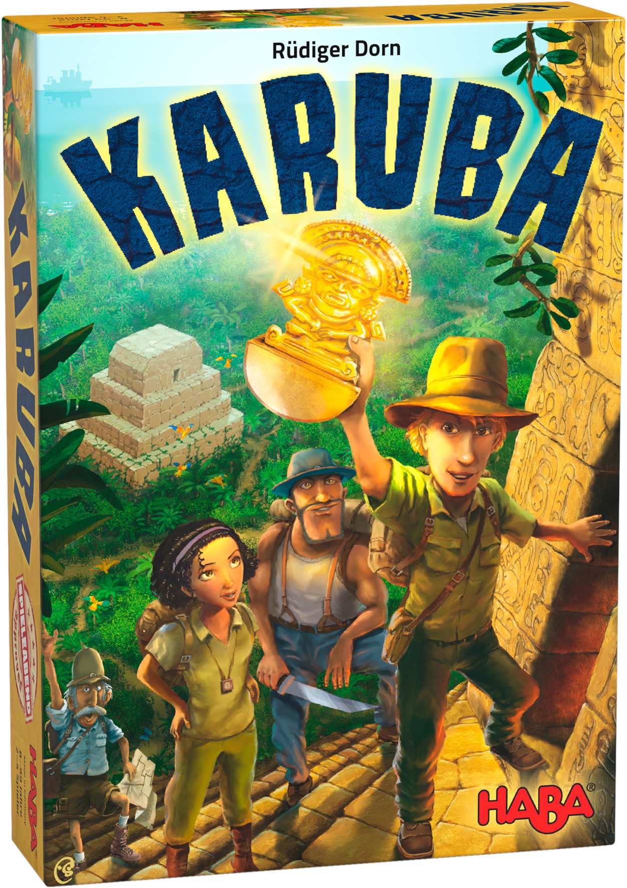 HABA Familienspiel Wettlaufspiel Karuba 1300932001