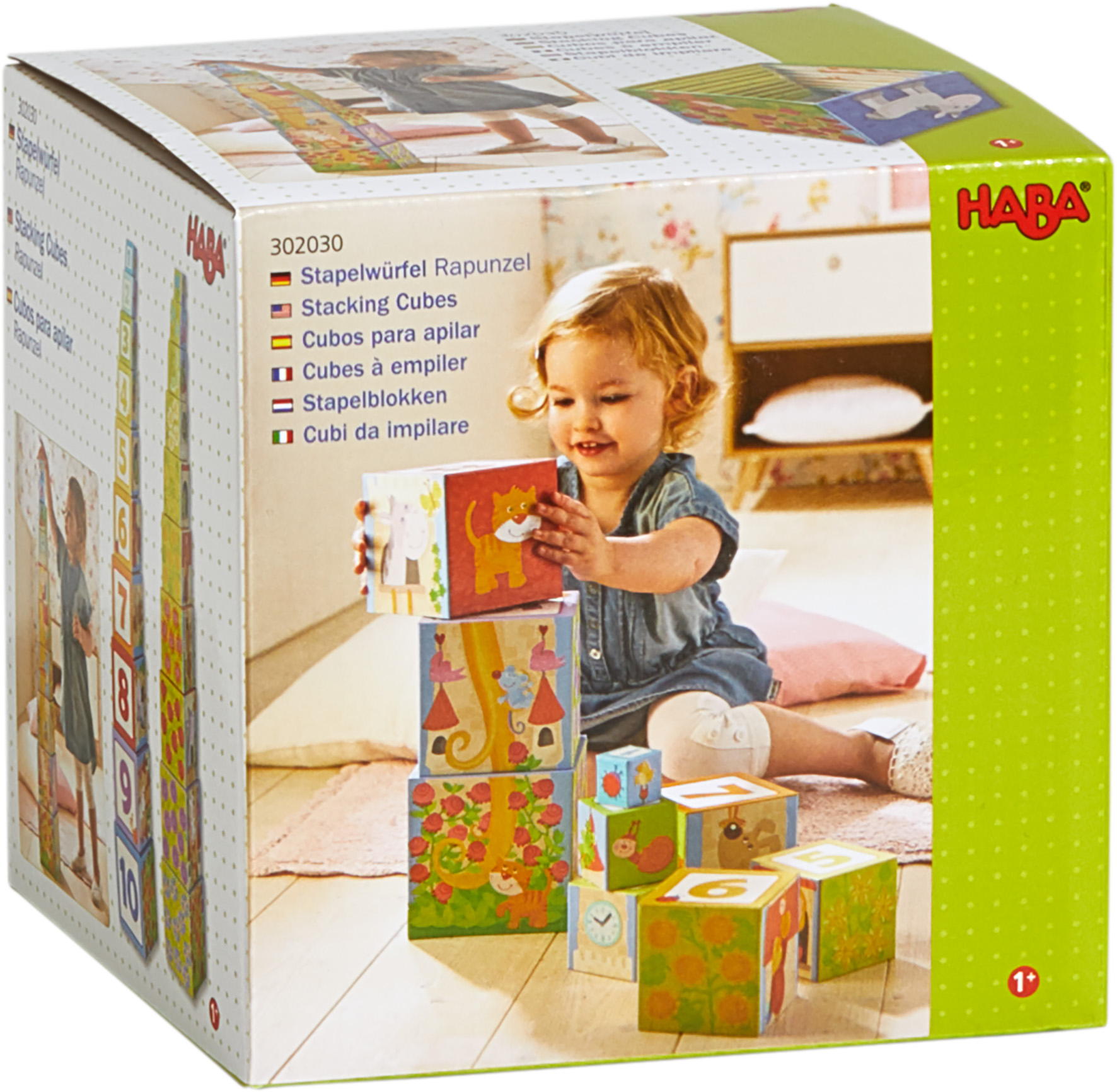 HABA Kleinkindwelt Stapelw�rfel Rapunzel 1302030001