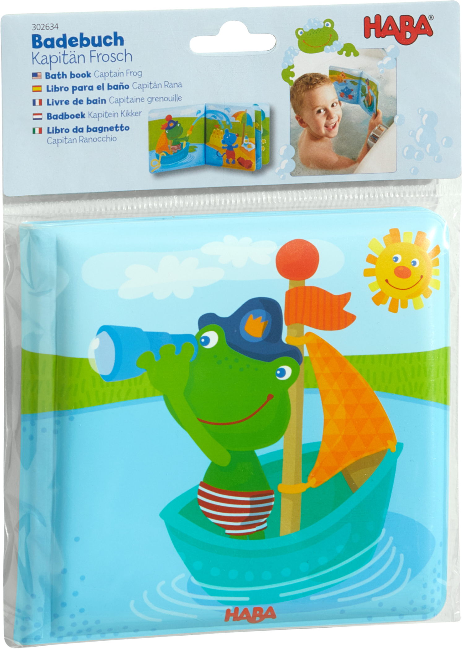 HABA Babywelt Babyspielbuch Badebuch Kapit�n Frosch 1302634001