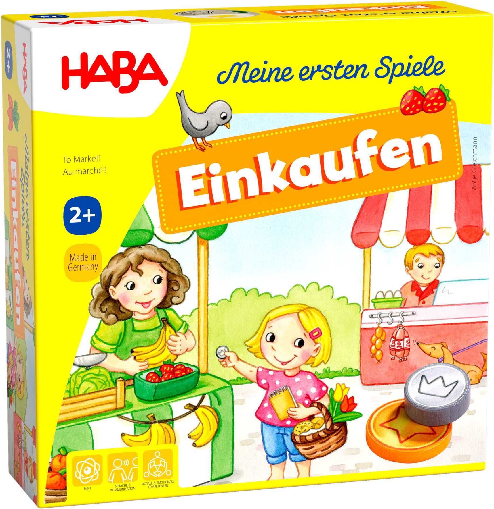 HABA Kinderspiel W�rfelspiel Meine ersten Spiele Einkaufen 1302781001