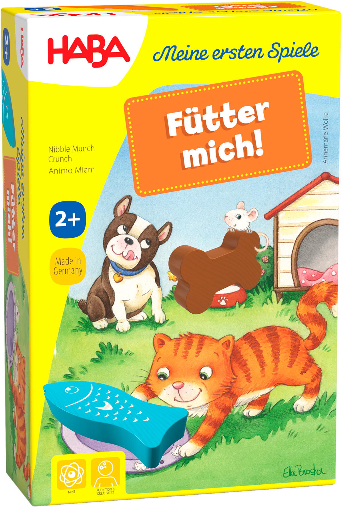 HABA Kinderspiel Zuordnungsspiel Meine ersten Spiele Fütter mich! 1305473001