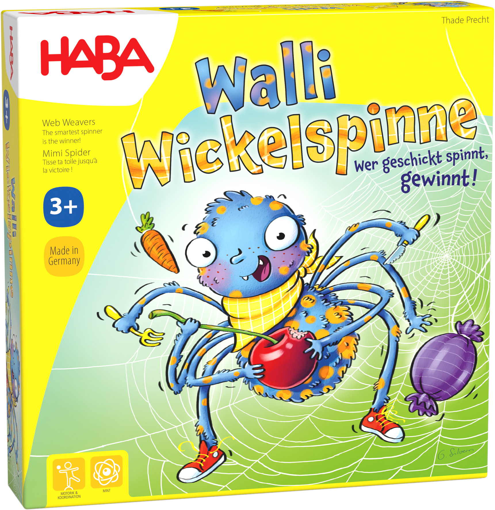 HABA Mitbringspiel M Wickelspiel Walli Wickelspinne 1306567001