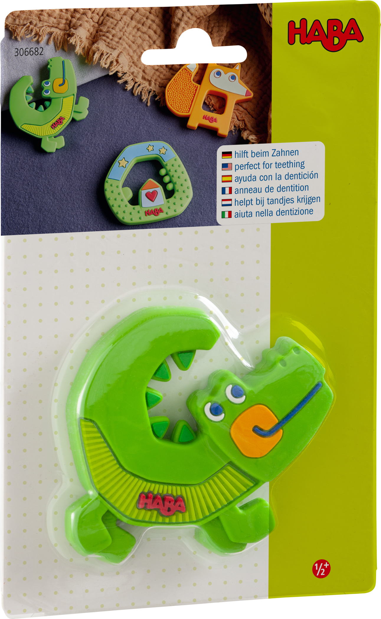 HABA Babywelt Greifling Kroko 1306682001