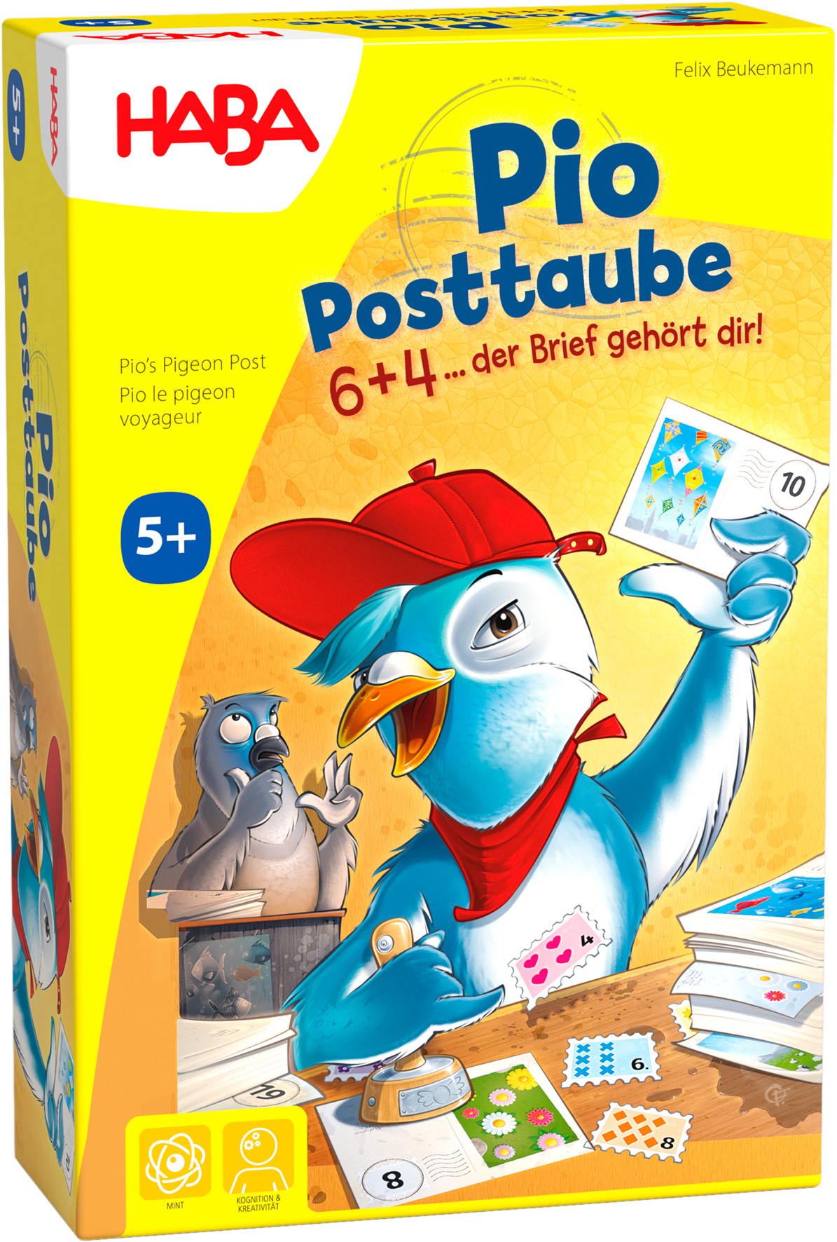 HABA Mitbringspiel S Rechenspiel Pio Posttaube 1306710001