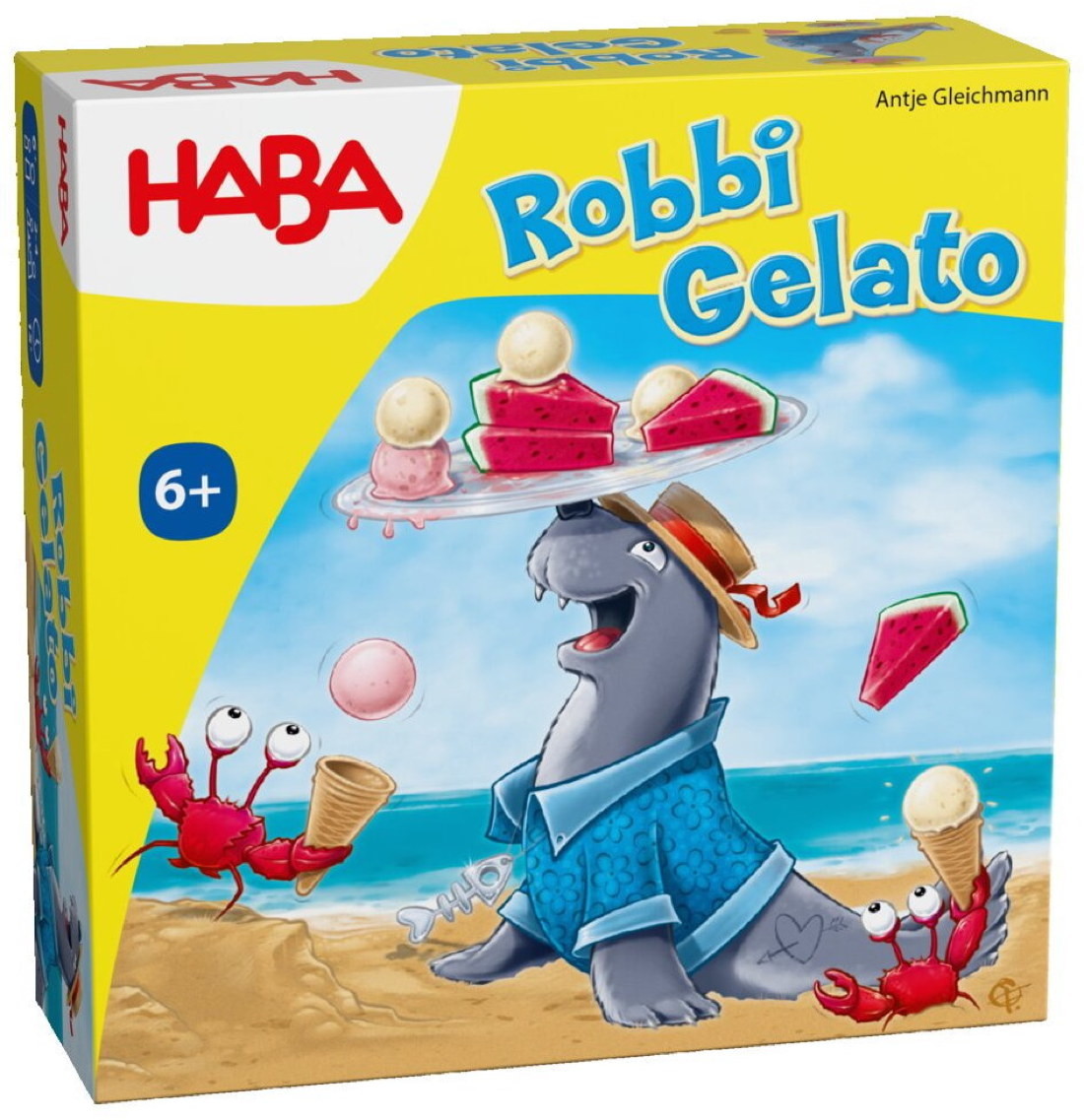 HABA Kinderspiel Motorikspiel Robbi Gelato 2012195001