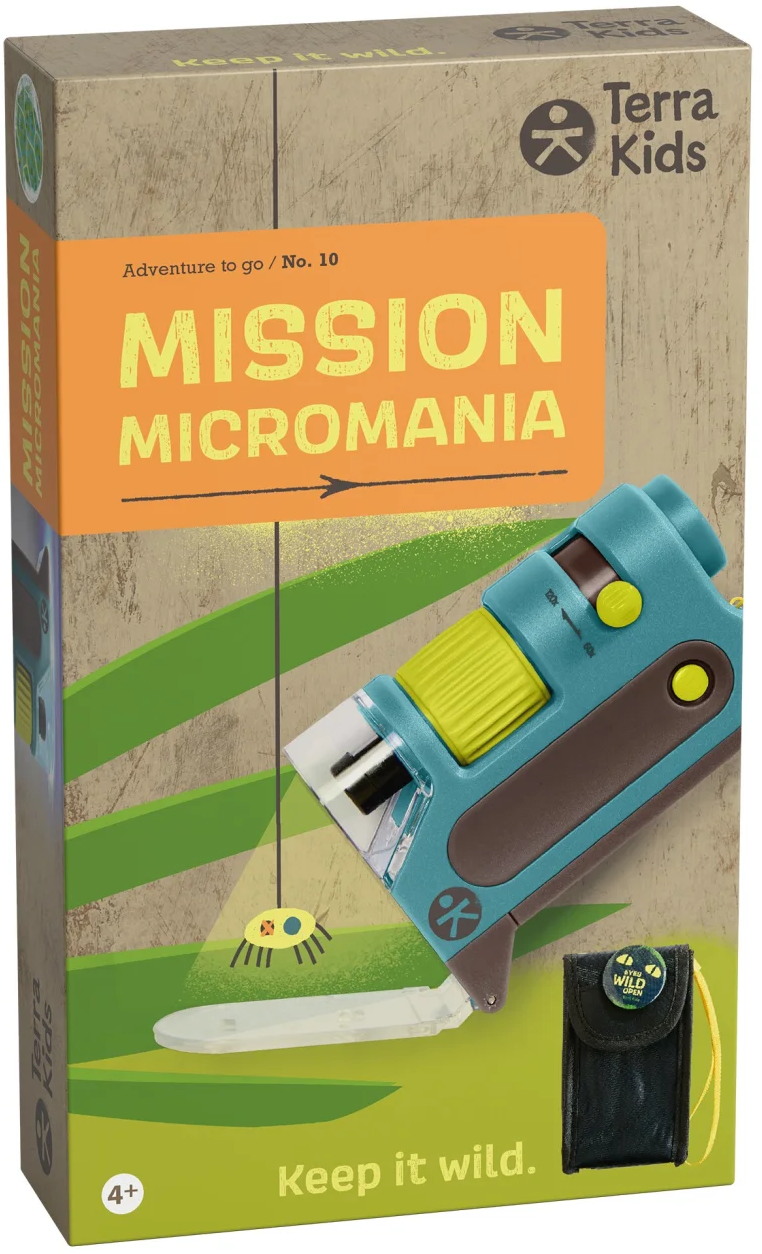 HABA Outdoor Forschen und Entdecken Terra Kids Mini-Mikroskop Mission micromania 2013655001