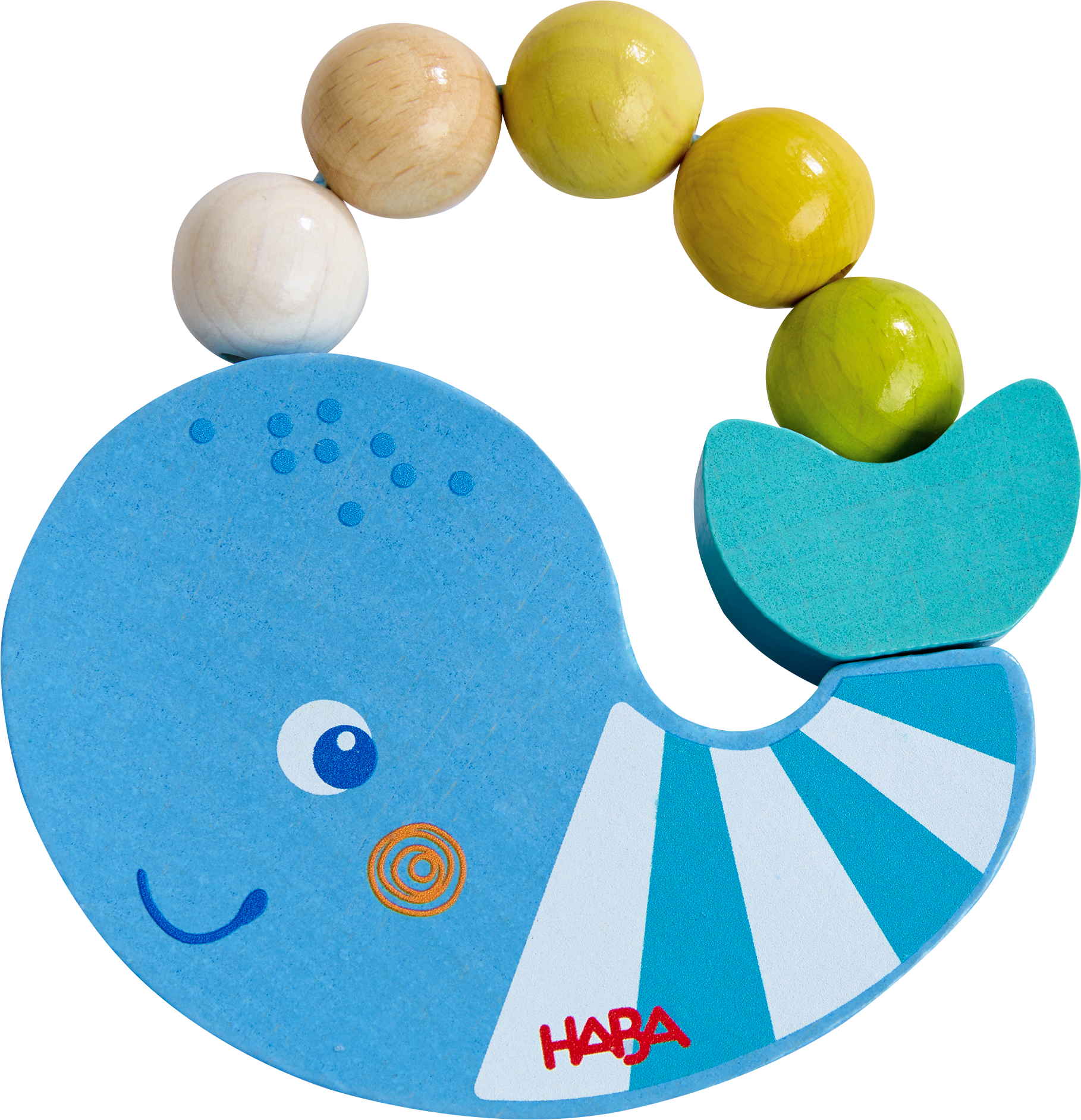 HABA Babywelt Rasselgreifling Wal 2013799001