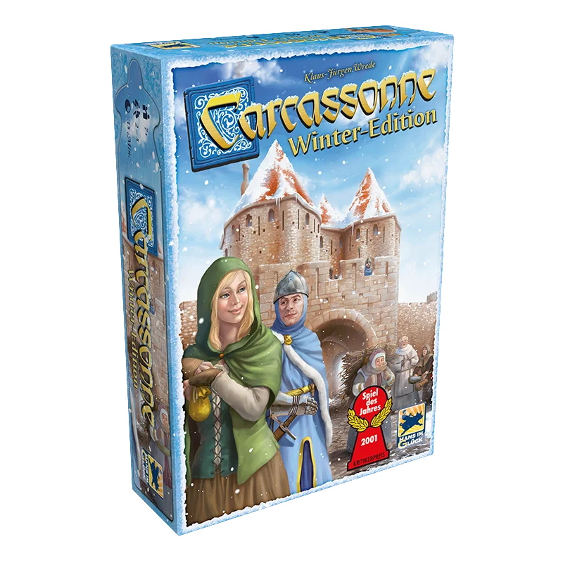 Hans im Glück Familienspiel Strategiespiel Carcassonne Winter Edition HIGD0506