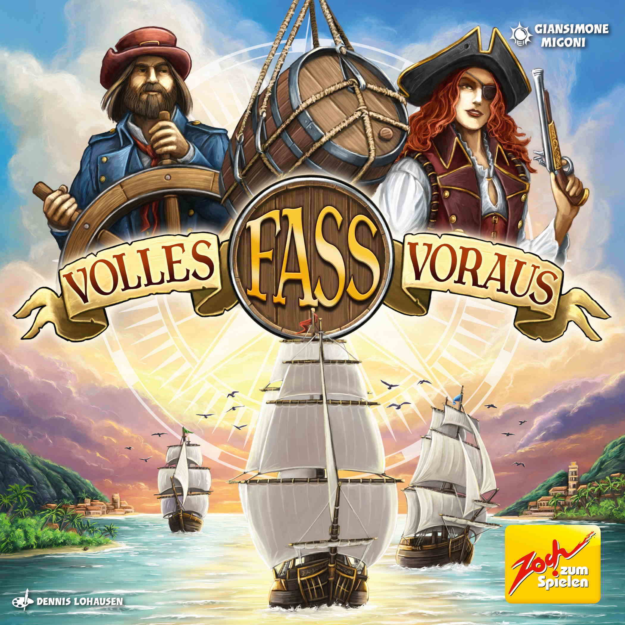 Zoch Familienspiel Wettlaufspiel Volles Fass voraus 601105192