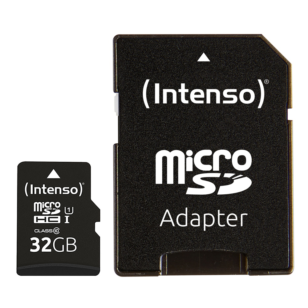 Intenso Micro SDHC Karte 32GB Speicherkarte UHS-I Performance 90 MB/s Class 10 bulk