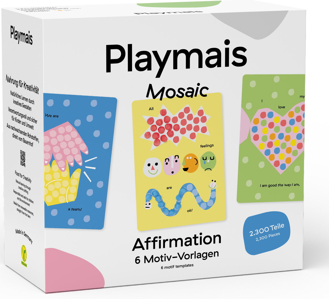 PlayMais Bastel Kreativit�t Bastelset Mosaic 2300 Affirmation ab 3 Jahren 160970