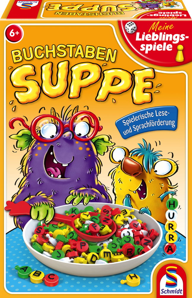 Schmidt Spiele Meine Lieblingsspiele Sprachförderspiel Buchstabensuppe 40533