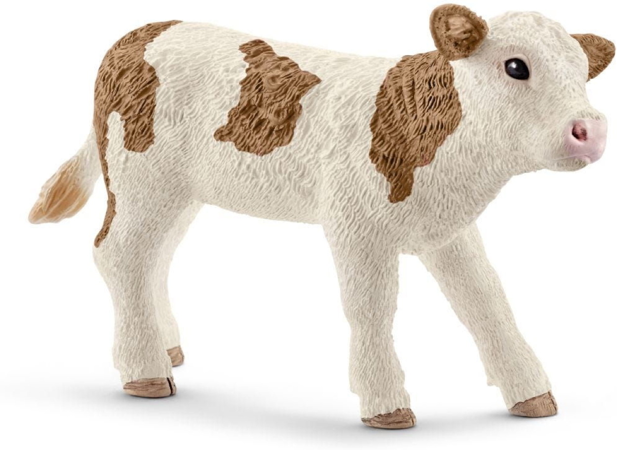 Schleich FARM WORLD Fleckvieh Kalb Einzelfigur 13802